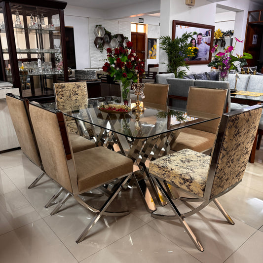 Comedor Inox 6 sillas