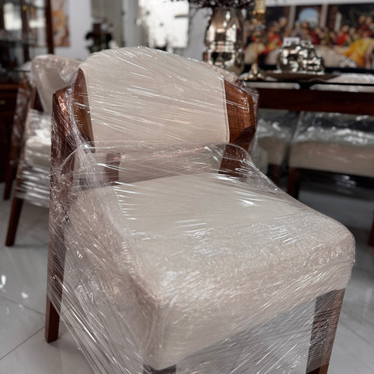 Mesa Barcelona Krudo con 8 sillas